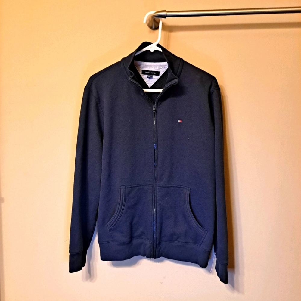 🏷 TOMMY HILFIGER ZIP UP LIKE NEW 🔥 SIZE L/G